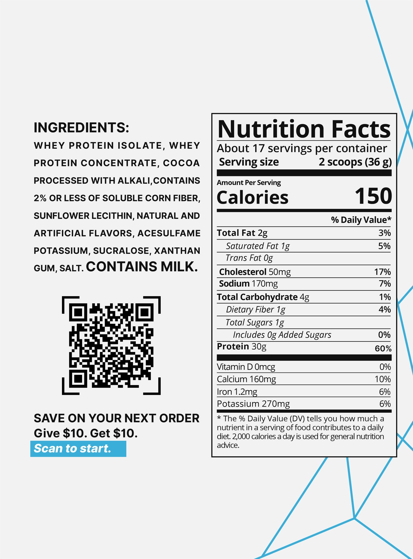 StrongS**T Protein Powder + Prebiotic Fiber + Enzymes